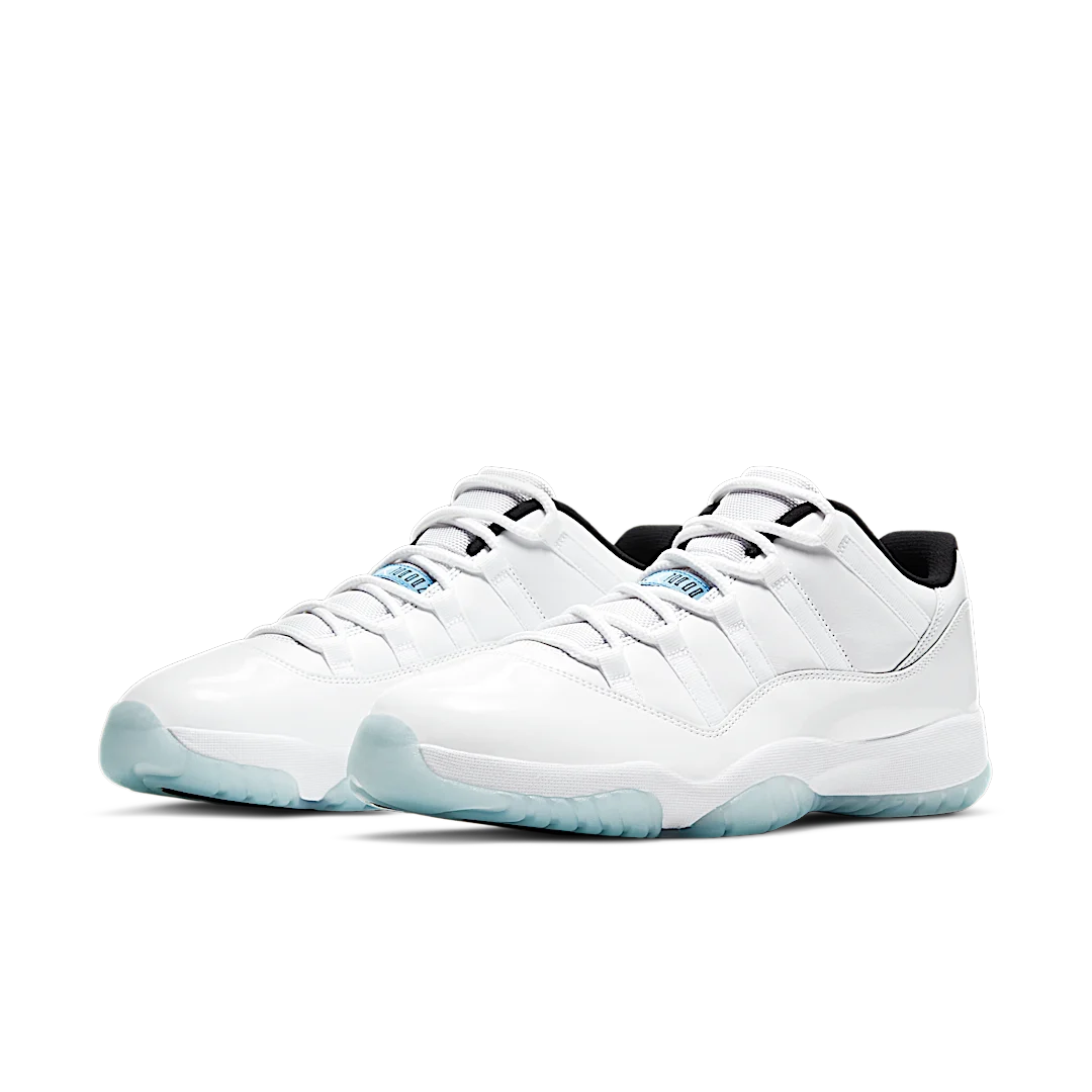 Air Jordan 11 Retro Low Legend Blue, White/White-Black-Legend Blue (AV2187-117 / 528896-117)