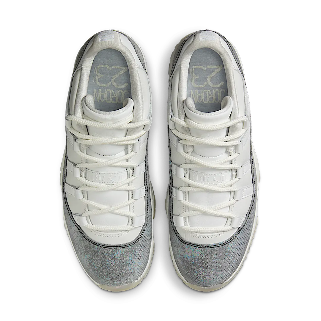 Air Jordan 11 Retro Low Year of the Snake, Black/Summit White/Football Grey (HQ7000-001)