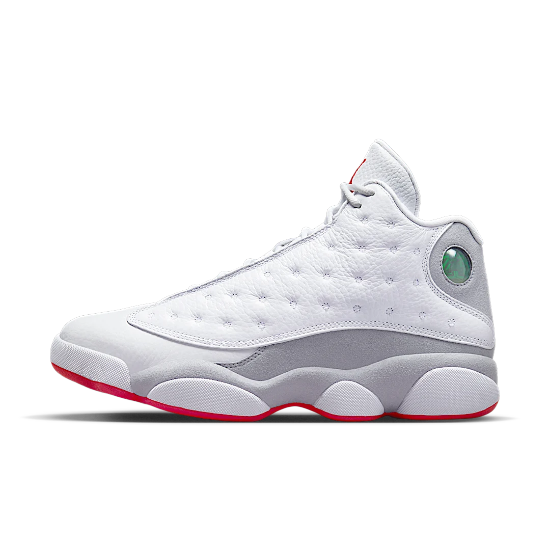 Air Jordan 13 Retro Wolf Grey, White/True Red/Wolf Grey (414571-160)