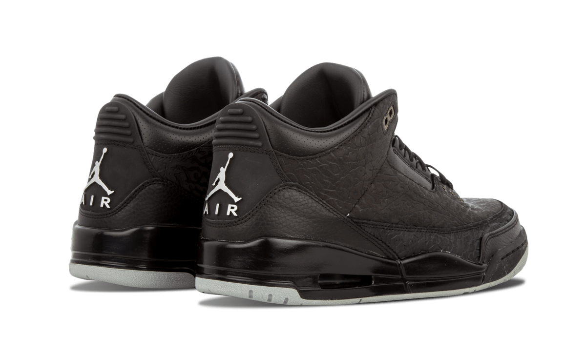 Air Jordan 3 Retro Black Flip