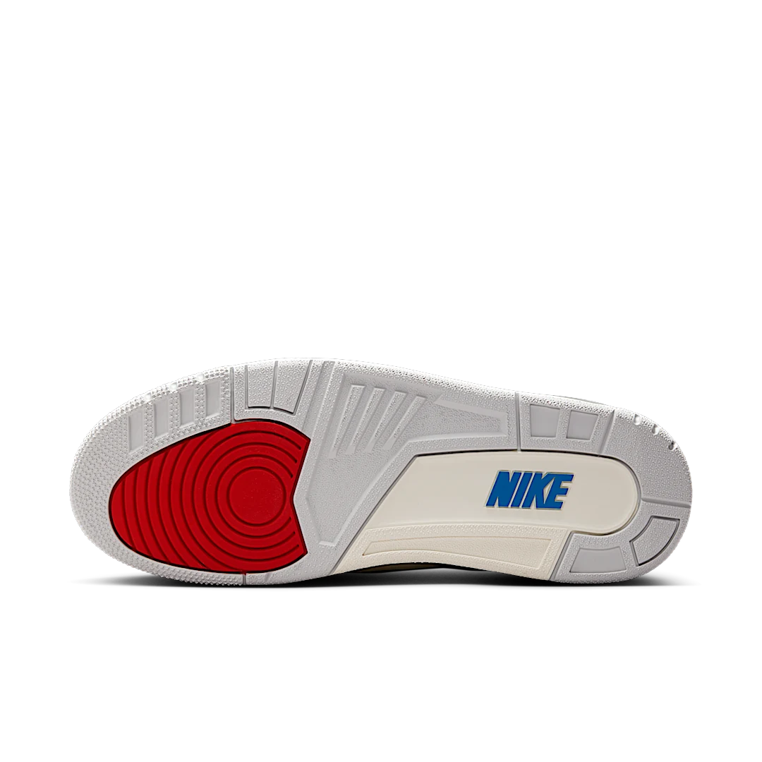 Air Jordan 3 Retro OG Rare Air, Black/Chile Red/Neutral Grey/Military Blue/Coconut Milk (IB8967-004)
