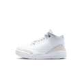 Air Jordan 3 Retro White/White/Metallic Silver