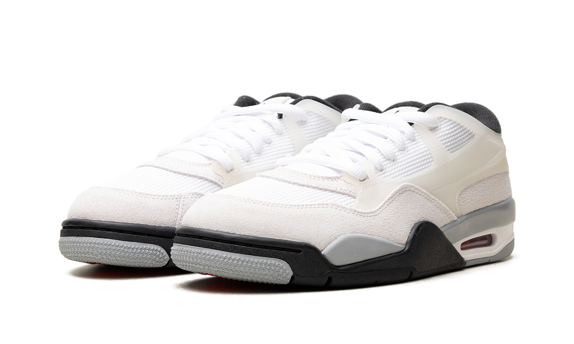 Air Jordan 4 RM White Light Smoke Grey Black