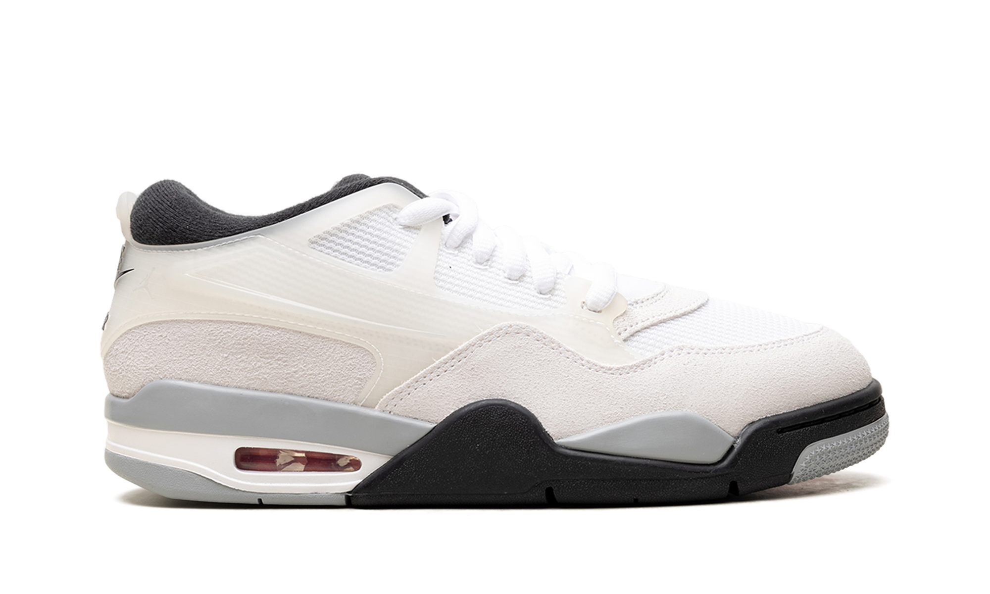 Air Jordan 4 RM White Light Smoke Grey Black