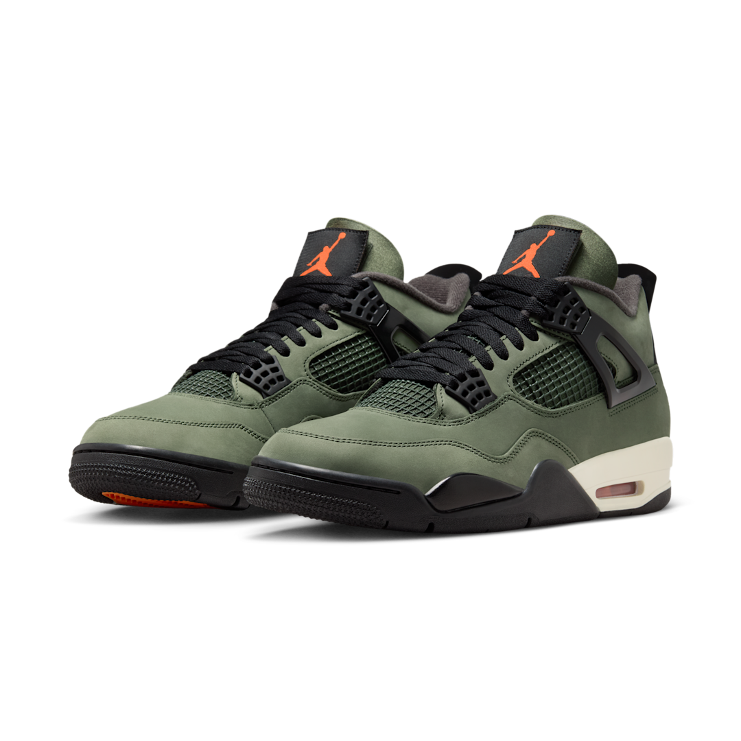 Air Jordan 4 Retro OG SP Undefeated (2025), Deep Green/Clementine/Black/Sail (IB1519-200)