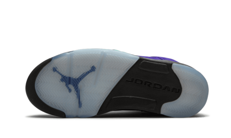 Air Jordan 5 Retro Alternate Grape, Grape Ice/New Emerald-Black (136027-500)