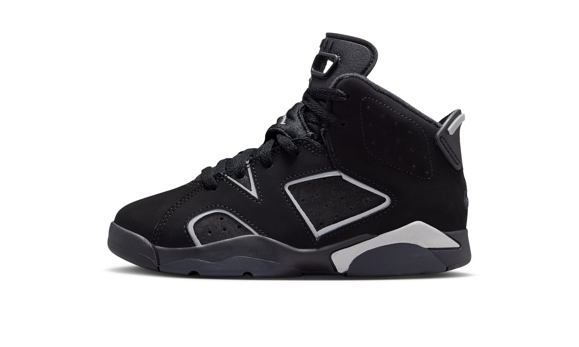 Air Jordan 6 Retro Black Multi-Color Reflect Silver