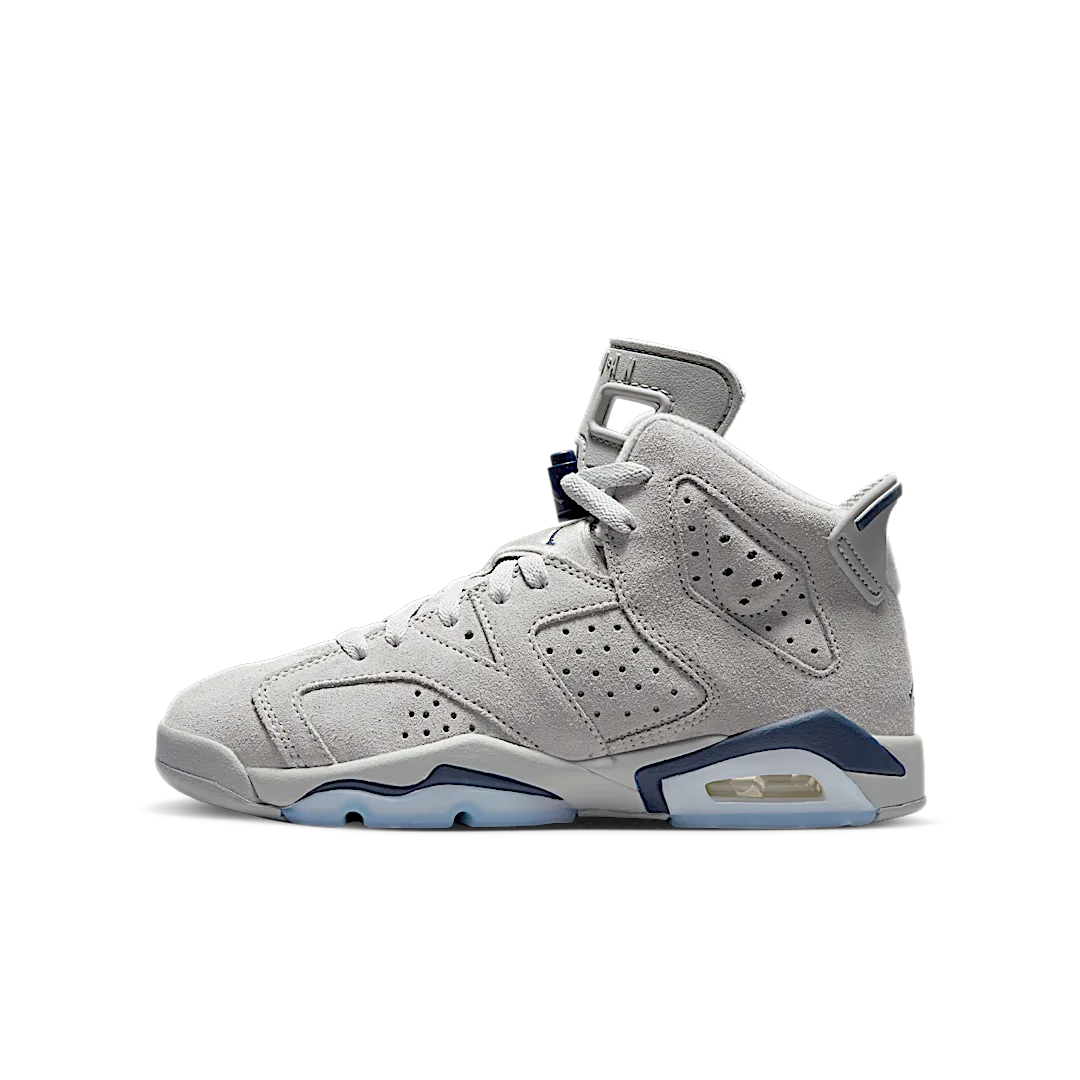 Air Jordan 6 Retro Georgetown (2022), Magnet/College Navy (384665-012)