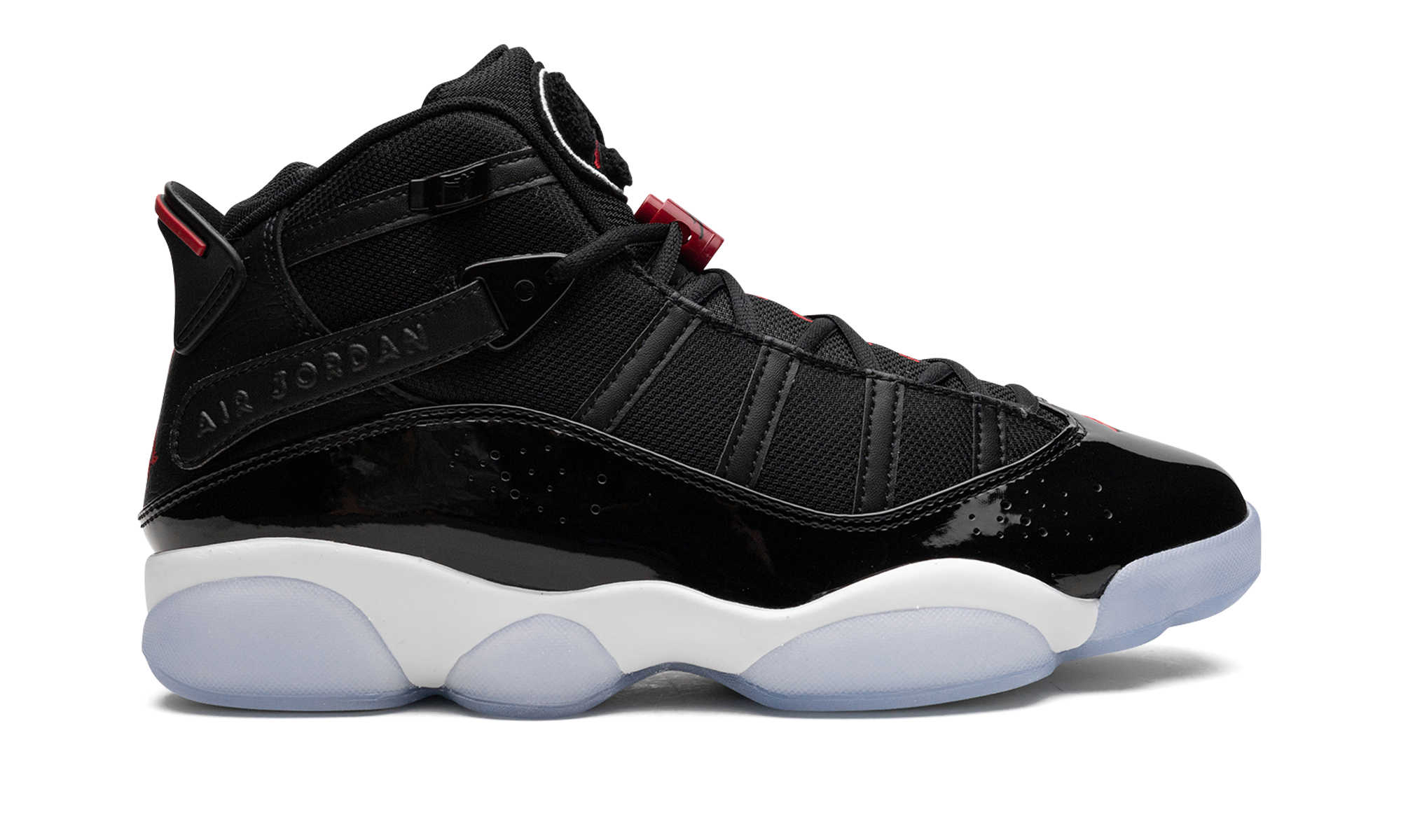 Air Jordan 6 Rings Black Gym Red