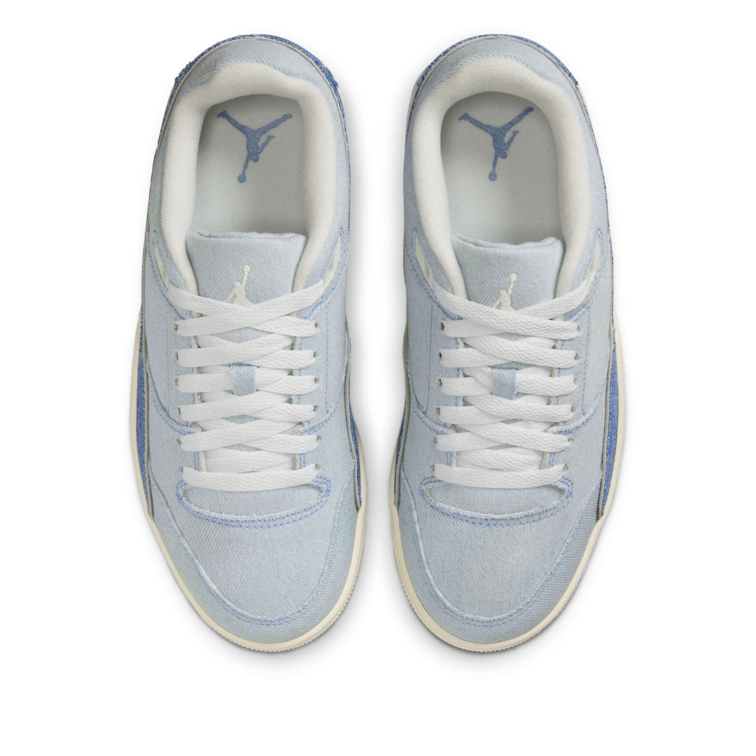 Air Jordan Flight Court SE Denim, Sail/Worn Blue/Gum Light Brown/Sail (IB4414-100)