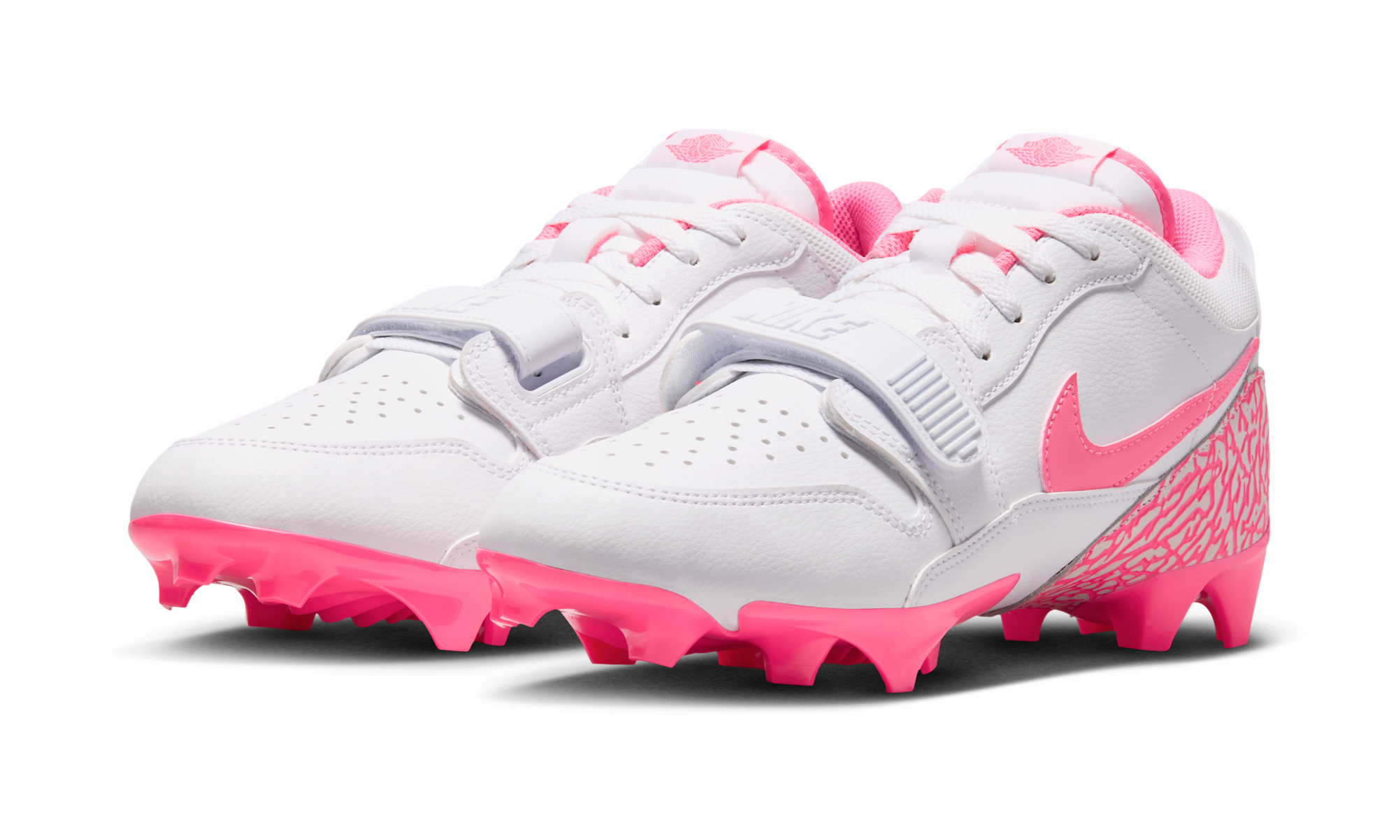 Air Jordan Legacy 312 Low TD Cleat White Digital Pink