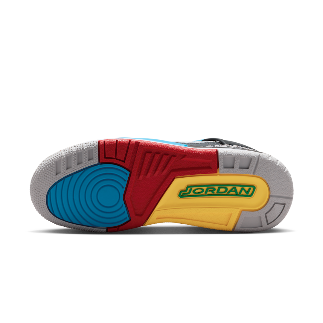 Air Jordan Spizike Low SE Bordeaux, Neutral Grey/Surf Blue/Dark Shadow/Varsity Maize (IM7423-004)