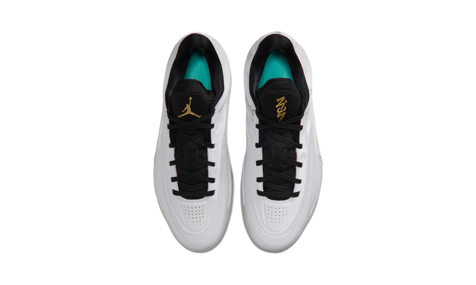 Air Jordan Zion 4 White Metallic Gold