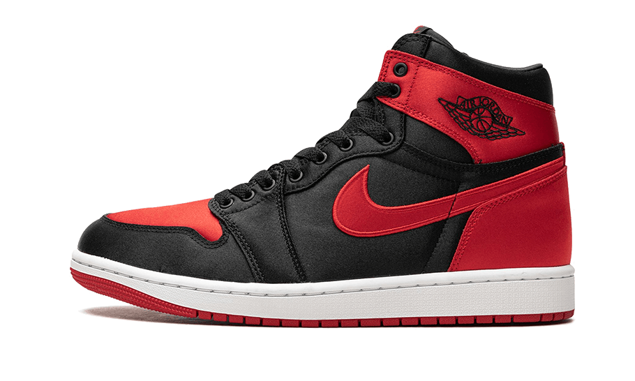 Air Jordan 1 Retro High OG Satin Bred, Black/University Red/White (FD4810-061)