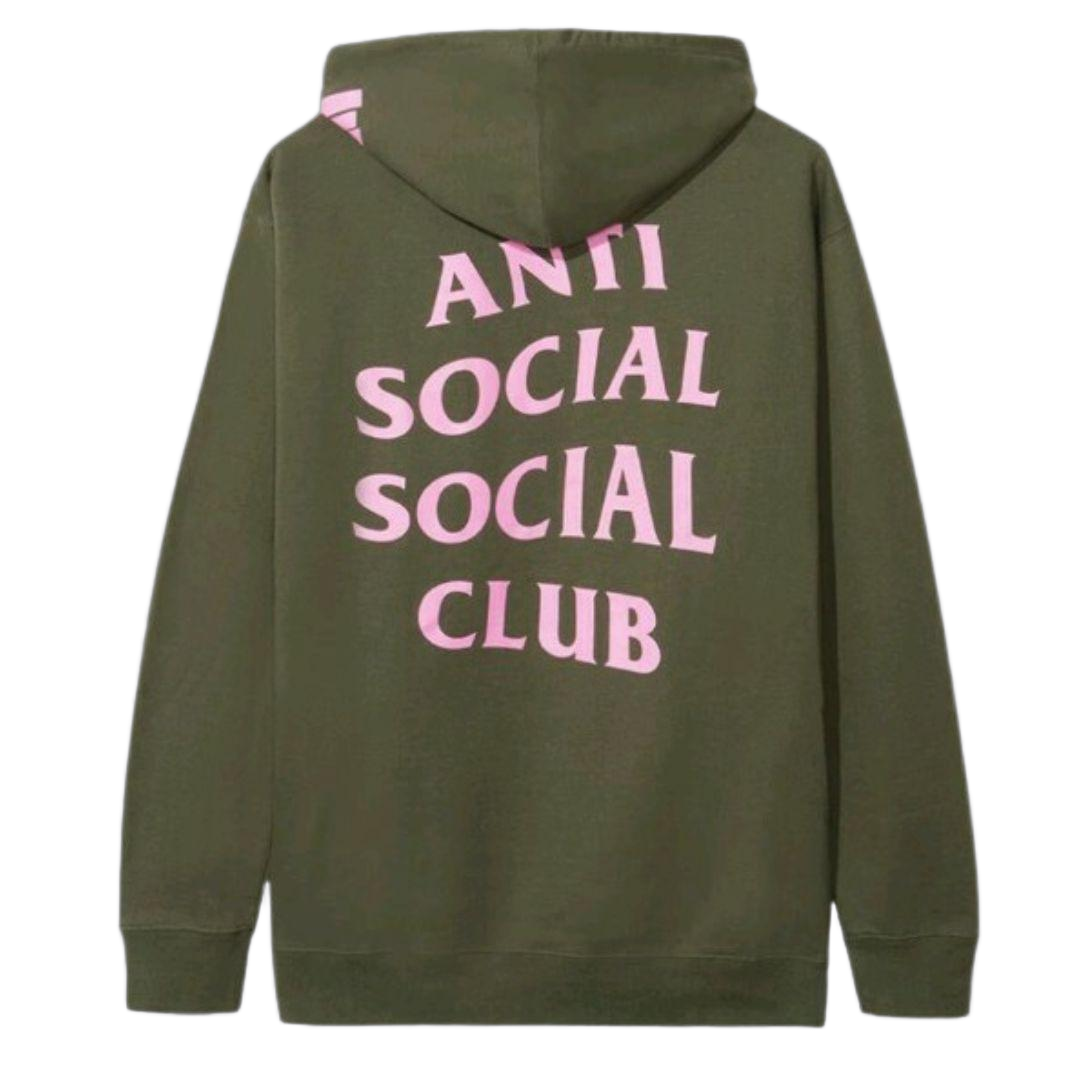 Anti Social Social Club x Undefeated Club Hoodie Olive