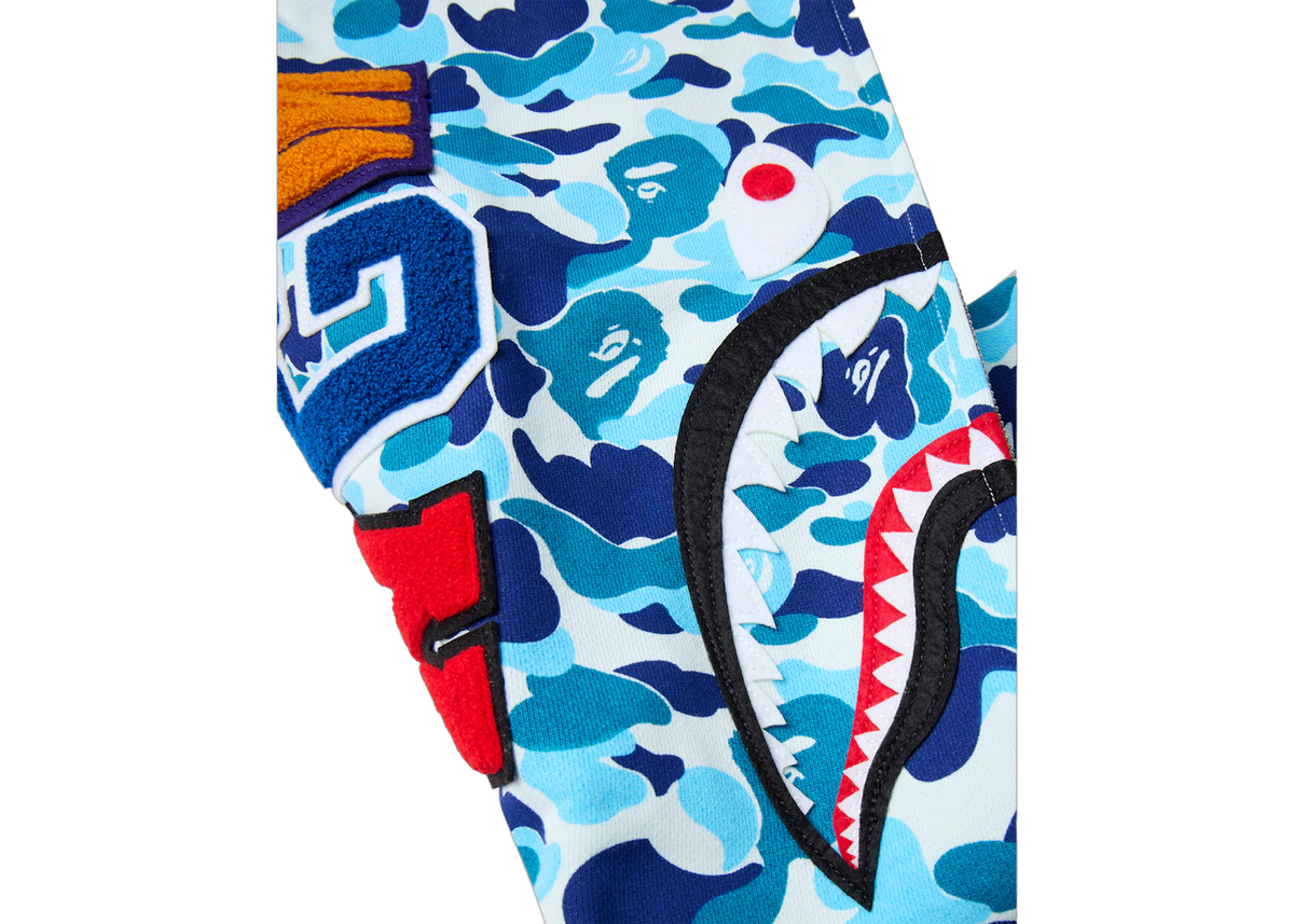 BAPE ABC Camo Shark Full Zip Hoodie Blue