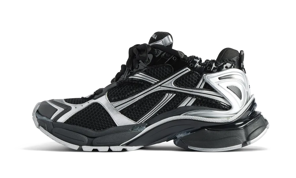 Balenciaga Runner Womens Black Silver
