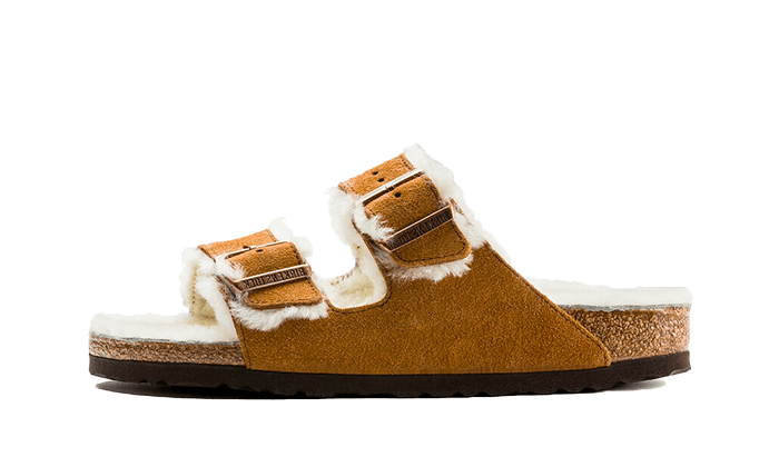 Birkenstock Arizona Shearling Suede Mink