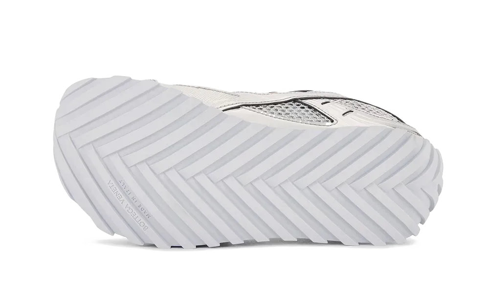 Bottega Veneta Orbit Silver White
