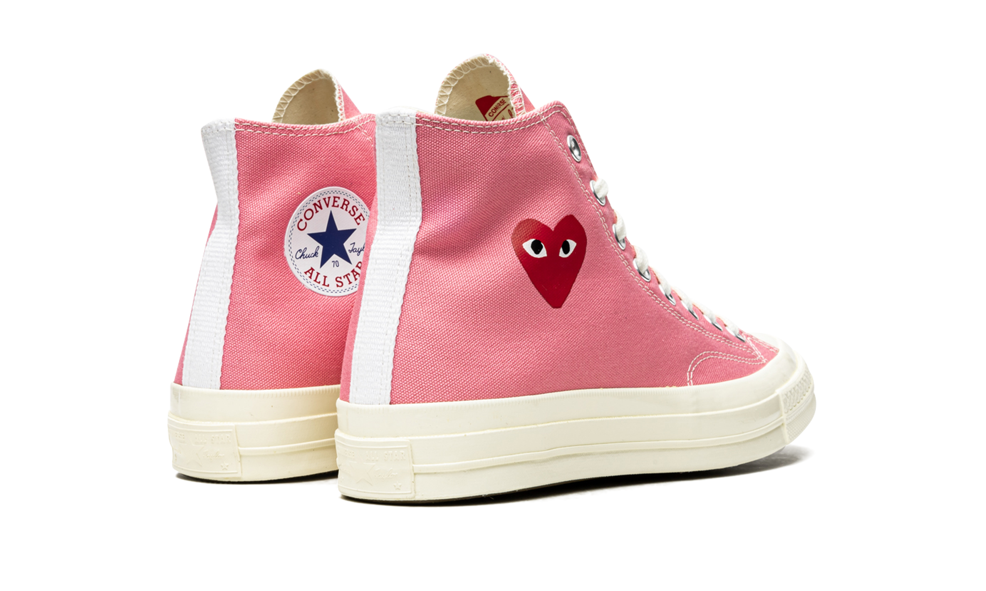 Converse Chuck Taylor All Star 70 Hi Comme des Garcons PLAY Bright Pink