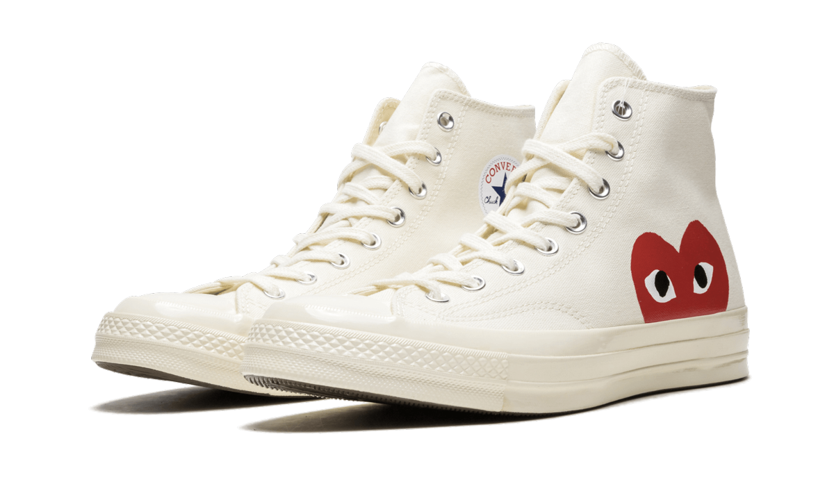 Converse Chuck Taylor All Star 70 Hi Comme des Garcons PLAY White