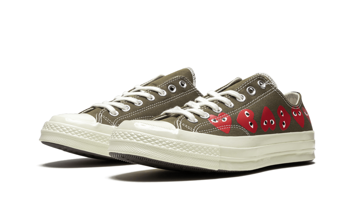 Converse Chuck Taylor All Star 70 Ox Comme des Garcons Multi Heart Green