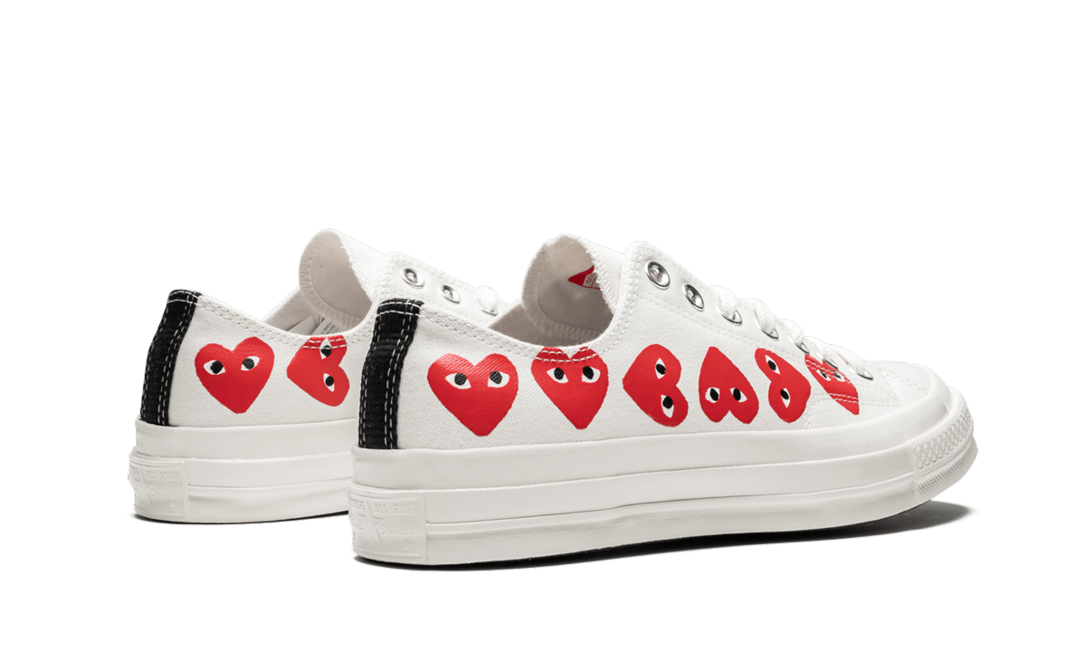 Converse Chuck Taylor All Star 70 Ox Comme des Garcons PLAY Multi-Heart White