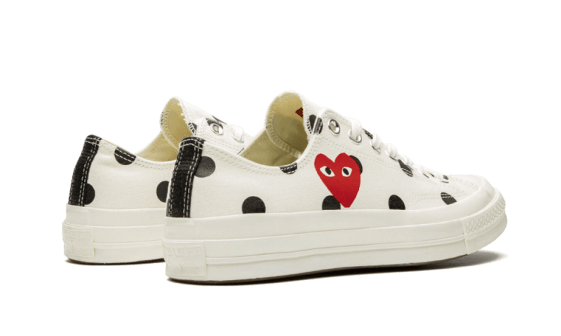 Converse Chuck Taylor All Star 70 Ox Comme des Garcons PLAY Polka Dot White, White/Black-Red (157249C)