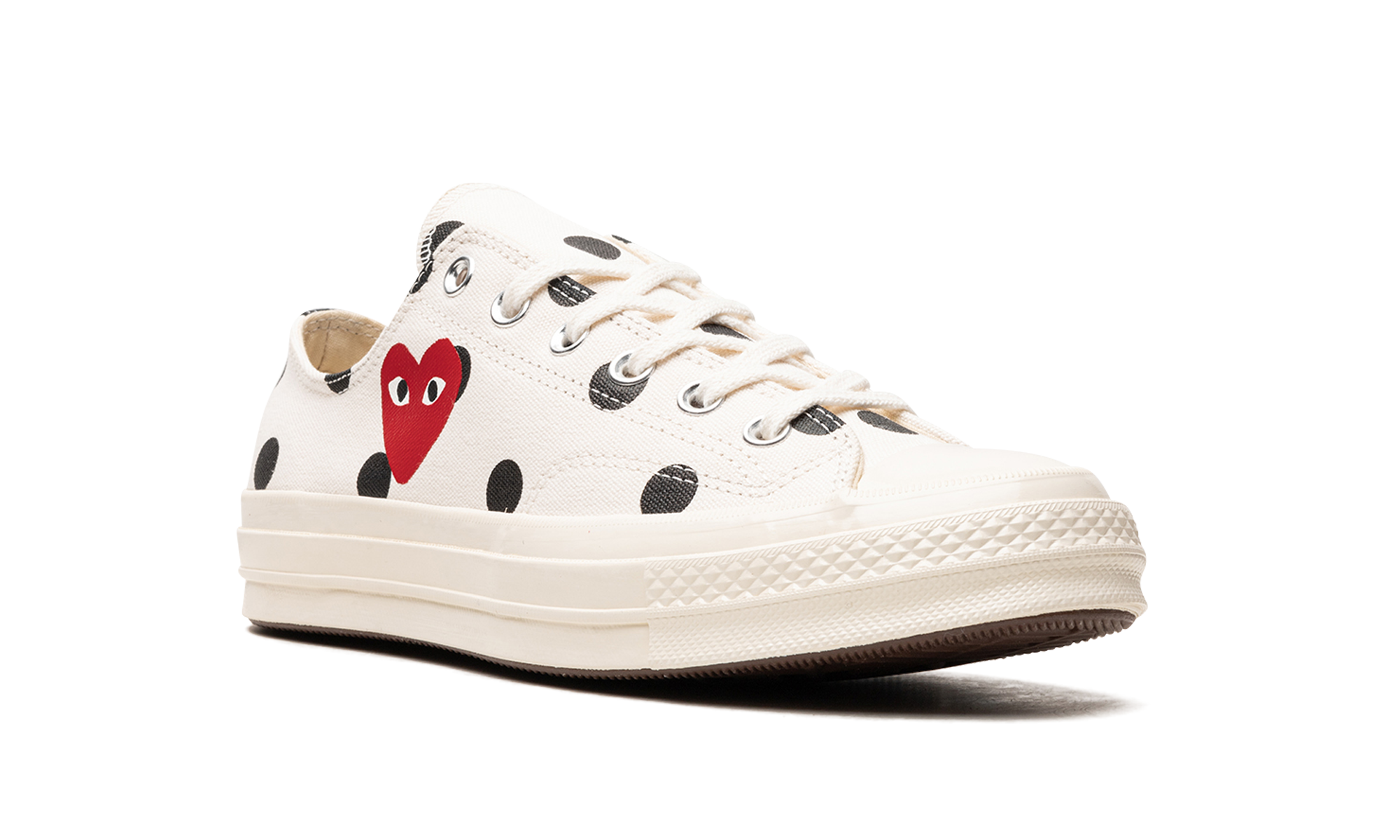 Converse Chuck Taylor All Star 70 Ox Comme des Garcons PLAY Polka Dot White