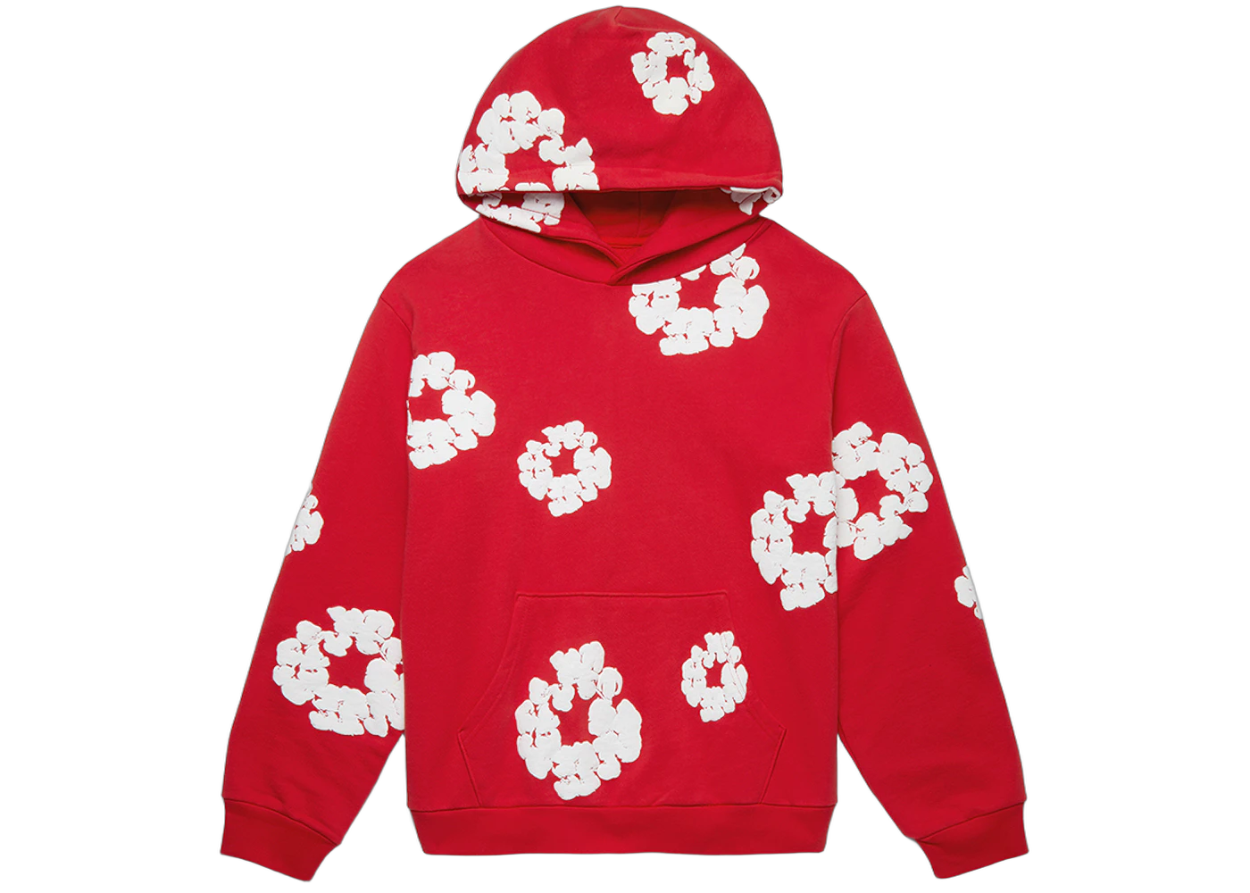 Denim Tears Cotton Wreath Hoodie Red, Red (denim-tears-cotton-wreath-sweatshirt-red)