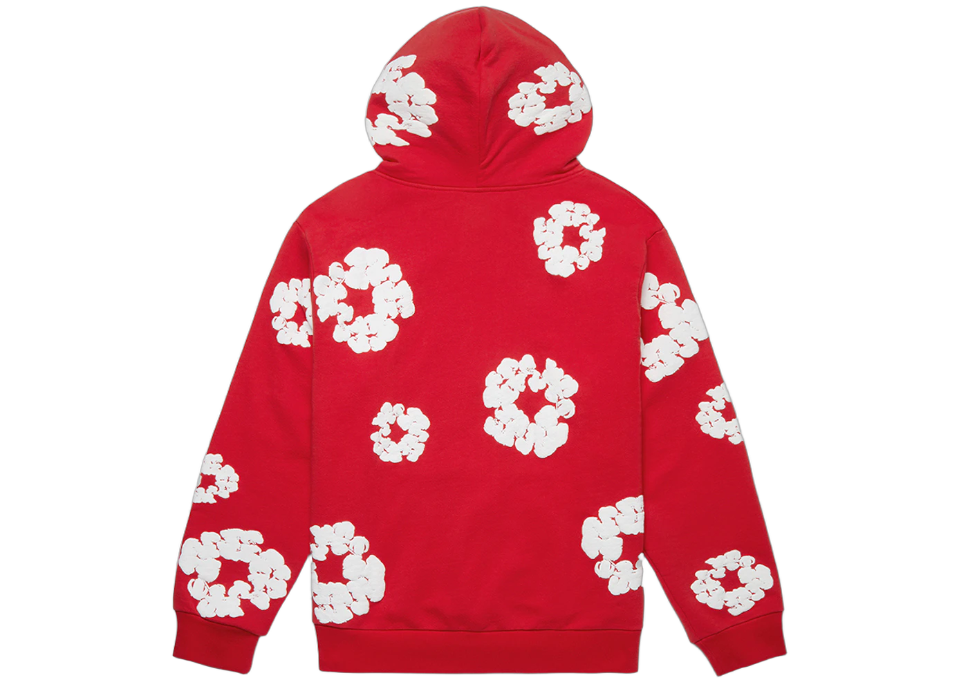 Denim Tears Cotton Wreath Hoodie Red, Red (denim-tears-cotton-wreath-sweatshirt-red)