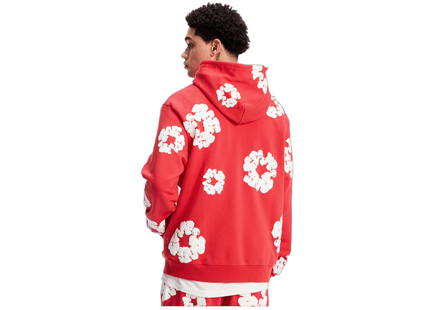 Denim Tears Cotton Wreath Hoodie Red, Red (denim-tears-cotton-wreath-sweatshirt-red)