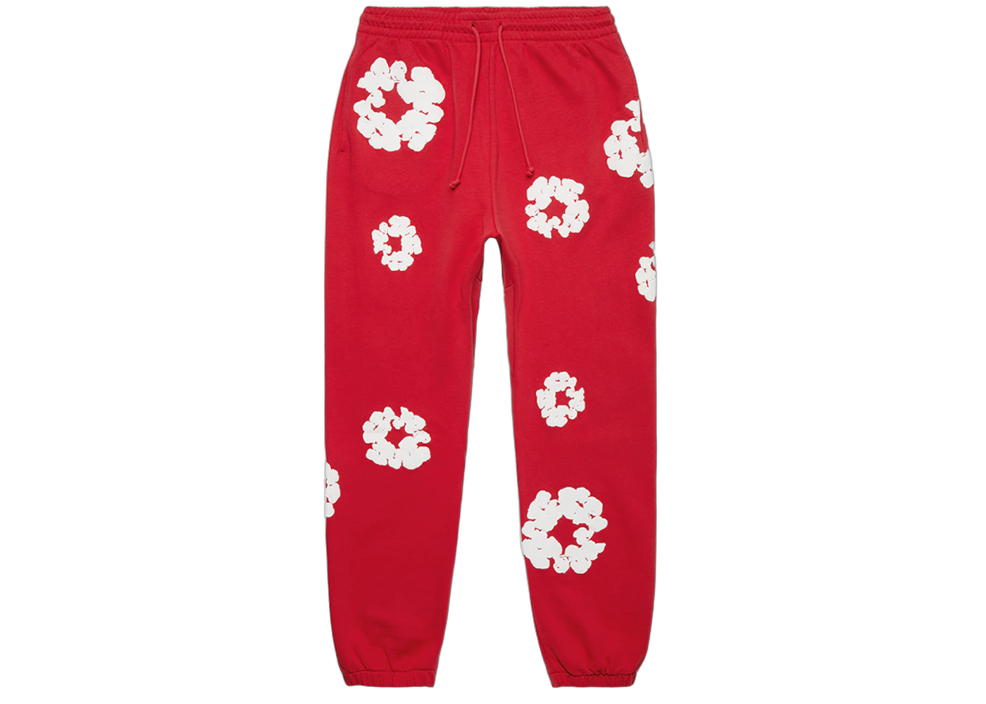 Denim Tears Cotton Wreath Sweatpant Red, Red (denim-tears-cotton-wreath-sweatpant-red)
