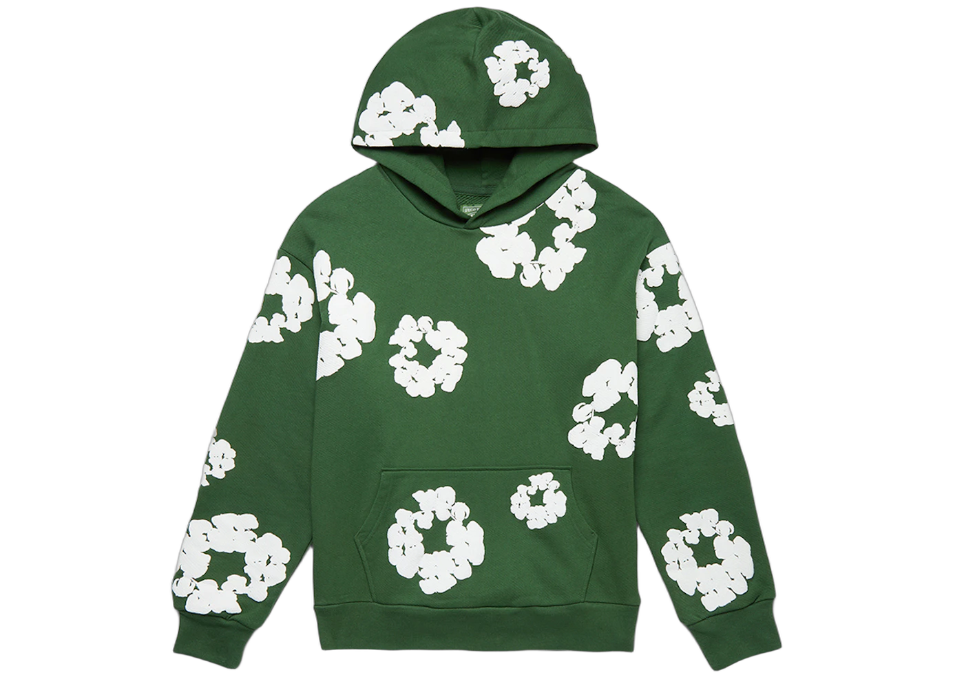 Denim Tears The Cotton Wreath Hoodie Green, Green (denim-tears-the-cotton-wreath-sweatshirt-green)
