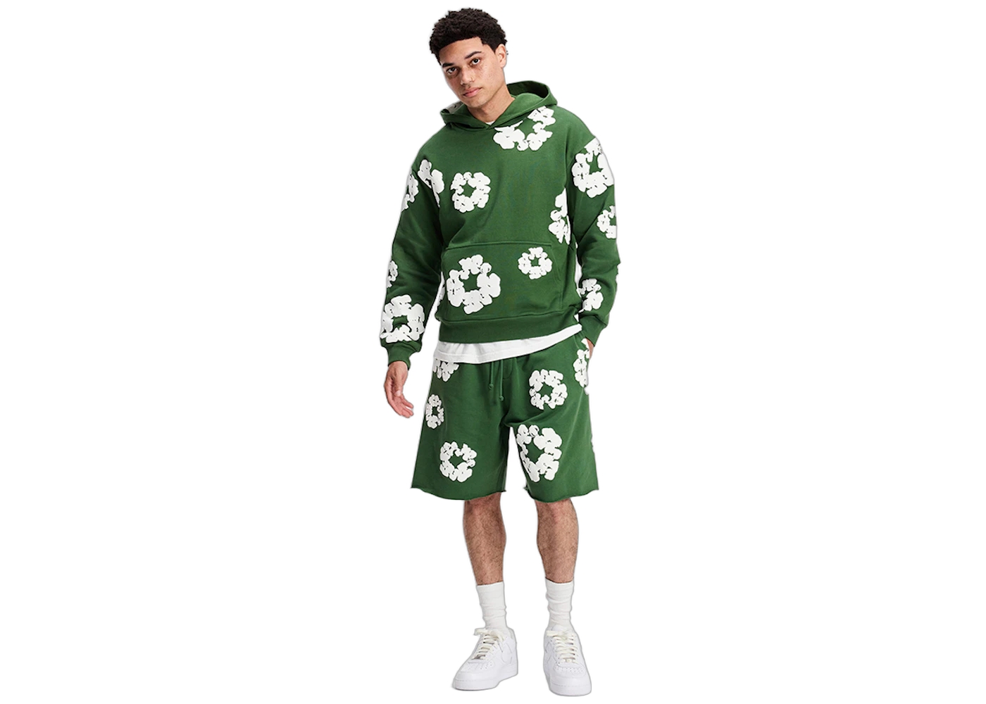 Denim Tears The Cotton Wreath Hoodie Green, Green (denim-tears-the-cotton-wreath-sweatshirt-green)