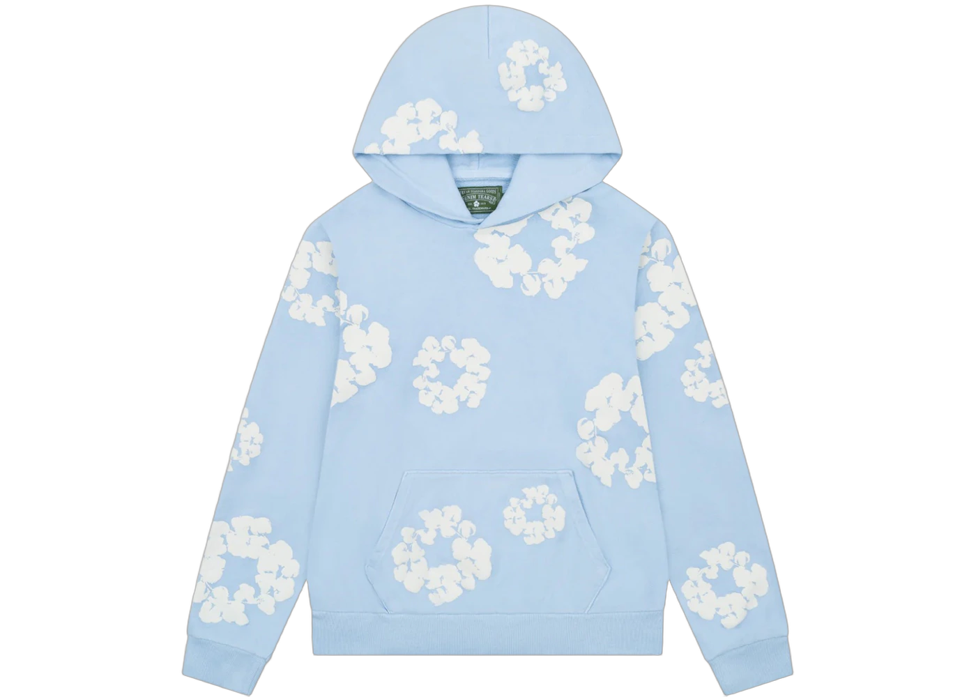 Denim Tears The Cotton Wreath Hoodie Powder Blue, Powder Blue (denim-tears-the-cotton-wreath-sweatshirt-powder-blue)