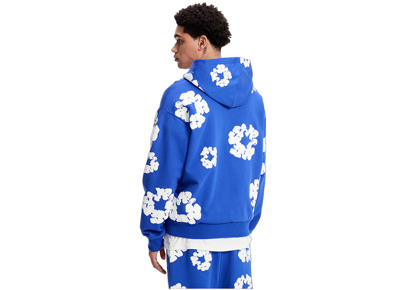 Denim Tears The Cotton Wreath Hoodie Royal Blue
