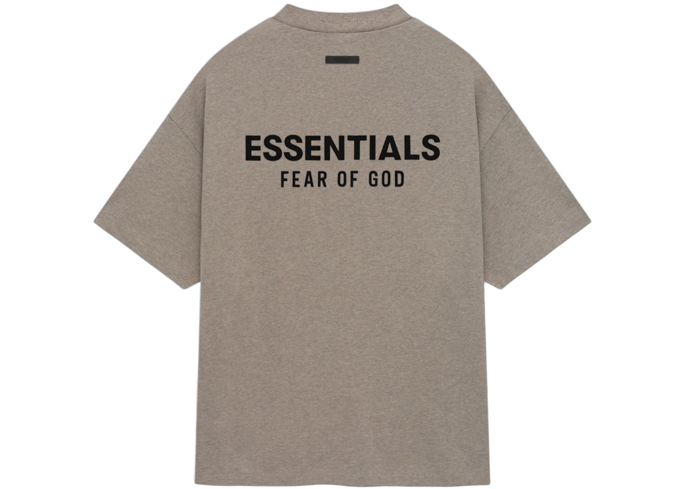 Fear of God Essentials Jersey Crewneck T-Shirt Heather Gray - Sneak