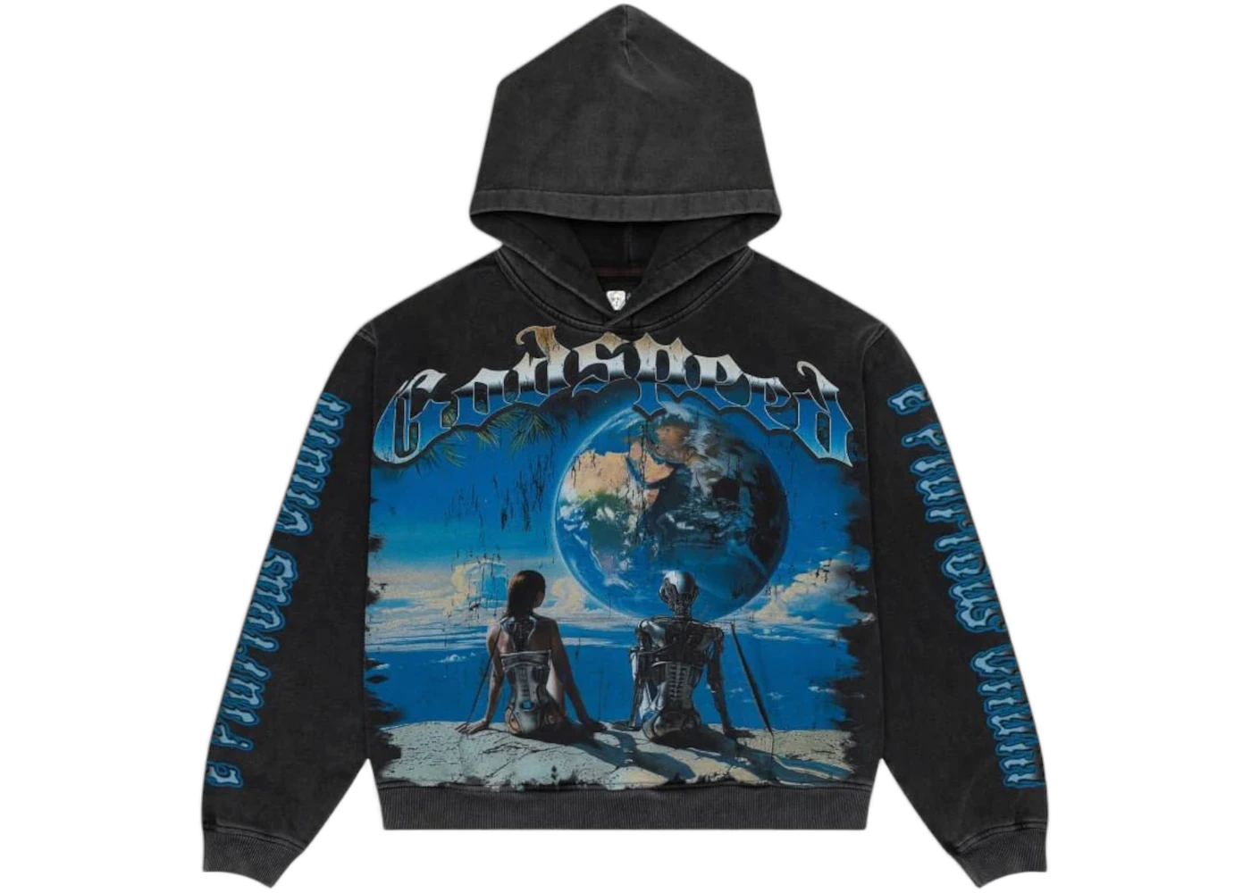 Godspeed Artificial Love Hoodie Black Wash