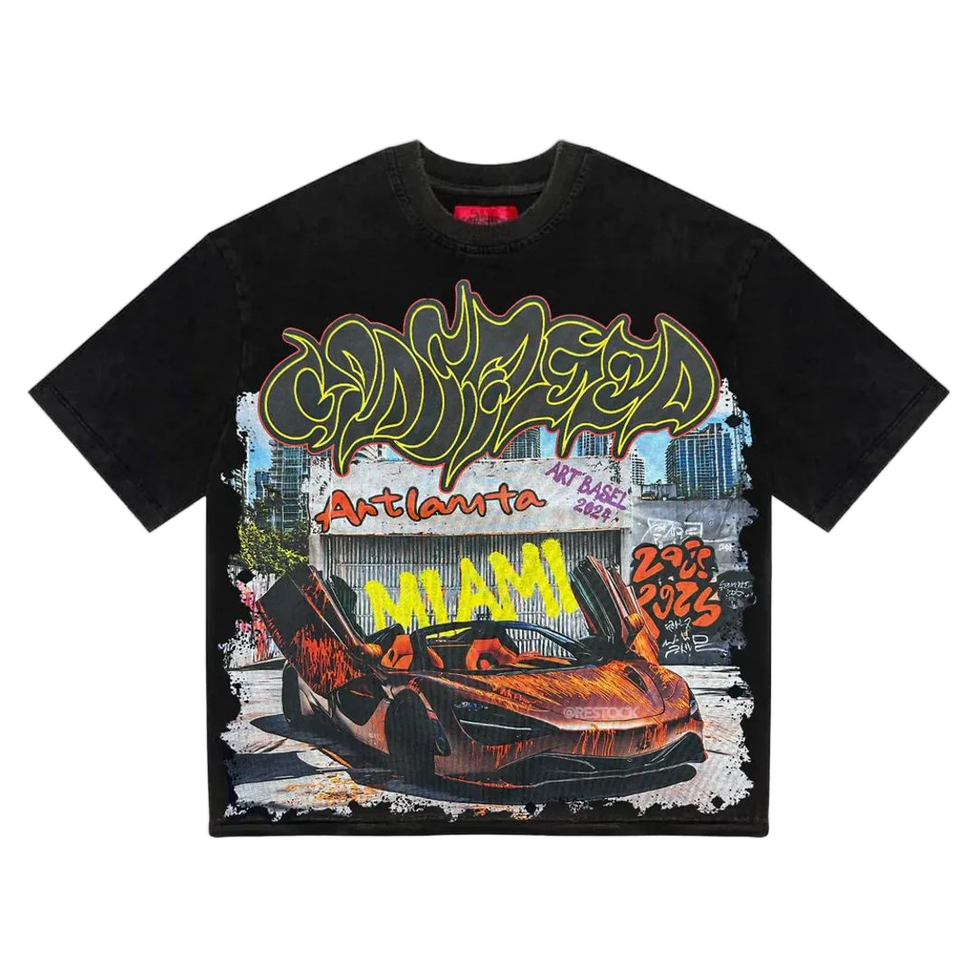 Godspeed Miami Artlanta T-Shirt Black