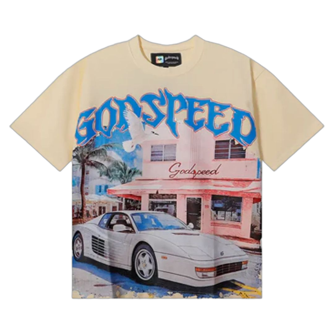 Godspeed Miami Rarri T-Shirt White
