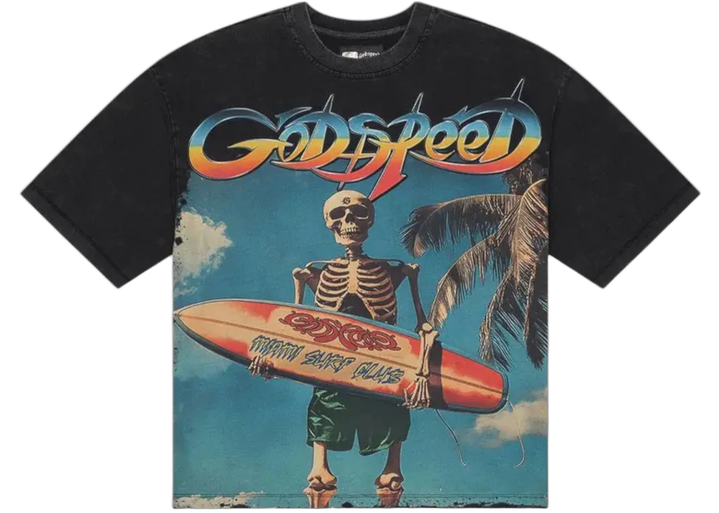 Godspeed Miami Surf Club T-shirt Black