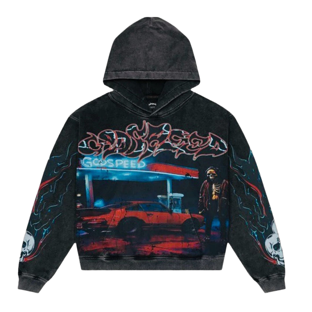 Godspeed Pitstop Hoodie Black