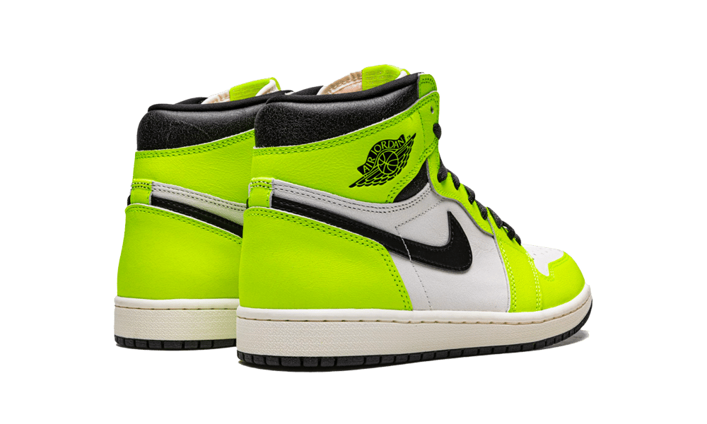 Air Jordan 1 Retro High OG Visionaire, Volt/Black/Sail (555088-702)