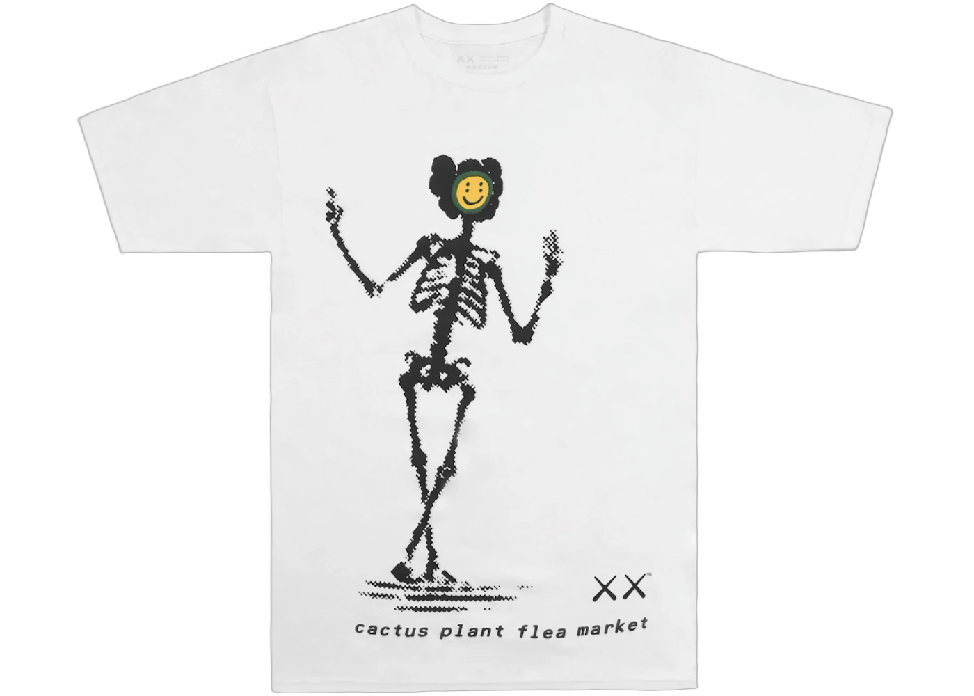KAWS x Cactus Plant Flea Market T-shirt White, White (kaws-x-cactus-plant-flea-market-t-shirt-white)