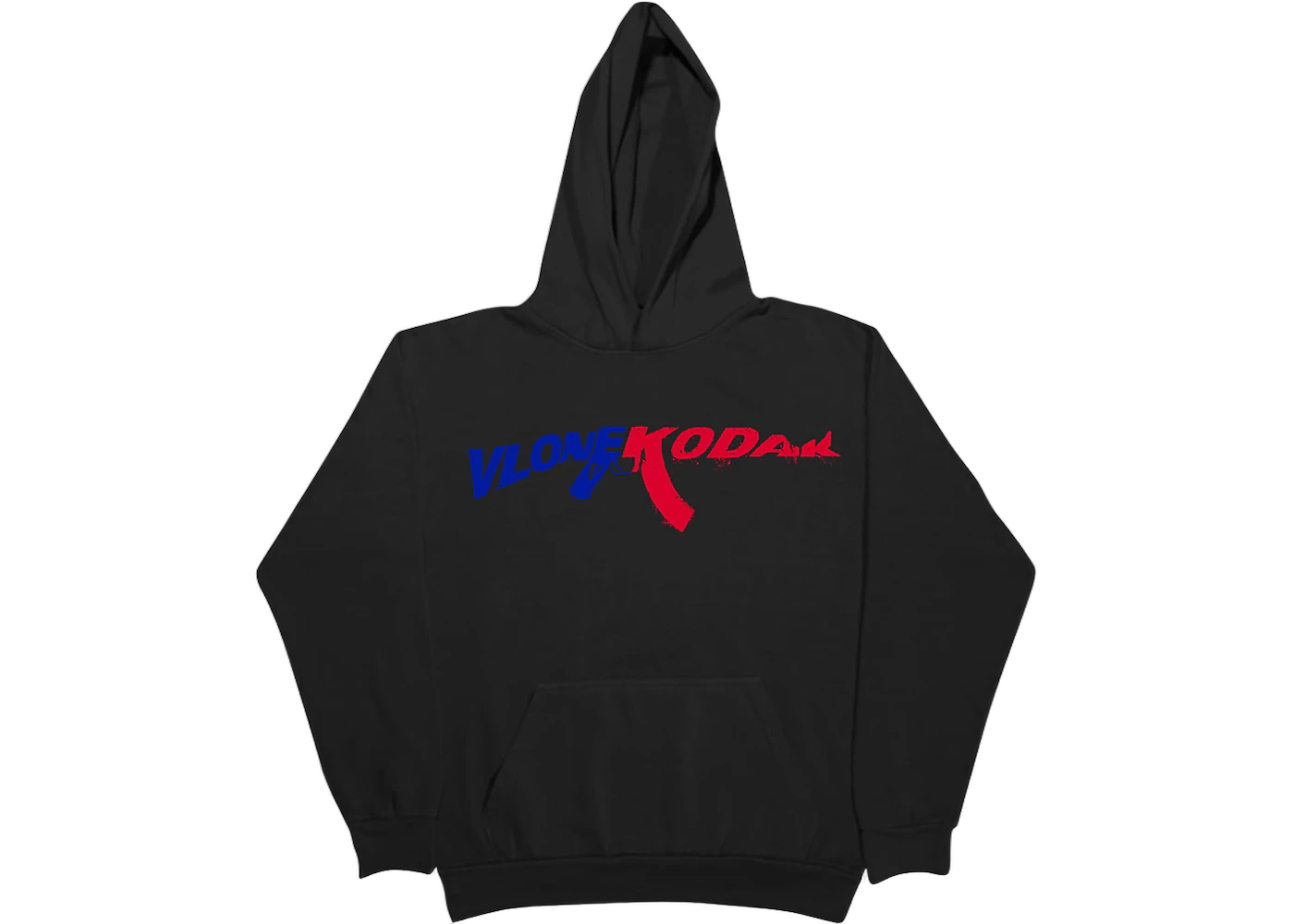 Kodak Black x Vlone 47 Hoodie Black