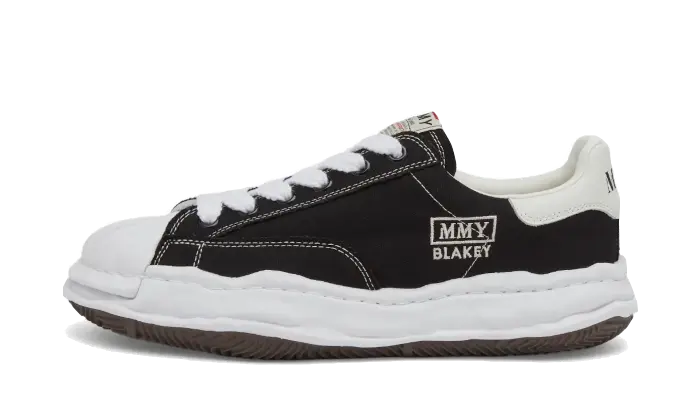 Maison Mihara Yasuhiro Blakey OG Sole Canvas Low Black White, Black/White (A08FW735)