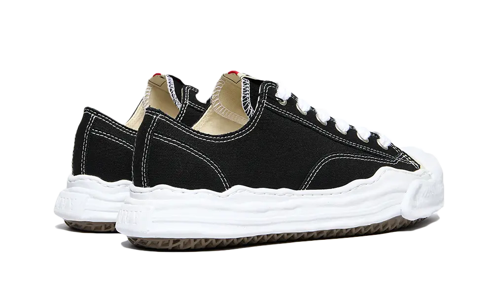 Maison Mihara Yasuhiro Hank OG Sole Canvas Low Black, Black/White (A05FW702)