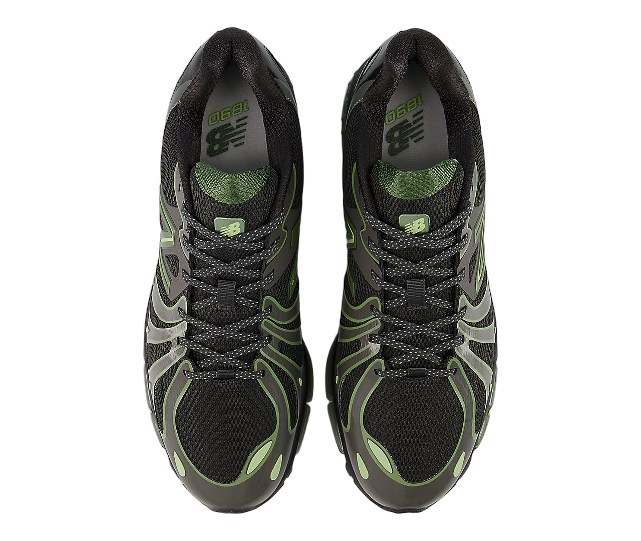 New Balance 1890 Faded Black Utility Green