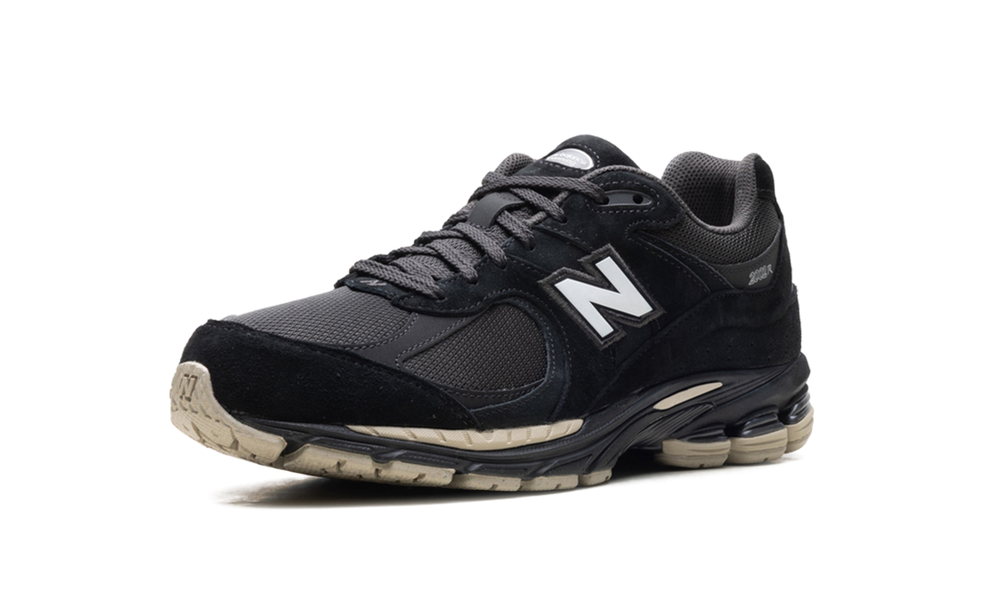 New Balance 2002R Black Timber Wolf White